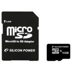 シリコンパワー SP016GBSTH010V10-SP microSDHCカード 16GB (Class10) 永久保証 (SDHCアダプター付)
