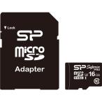 シリコンパワー SP016GBSTHDU3V10SP 【UHS-1対応】microSDHCカード 16GB Class10 UHS Class3...