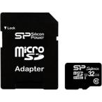 シリコンパワー SP032GBSTHDU1V10SP 【UHS-1対応】microSDHCカード 32GB Class10 読込90MB/s 書...