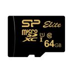 シリコンパワー SP064GBSTXBU1V1GSP Golden Series-Elite microSDXCカード UHS-I U1 Cla...