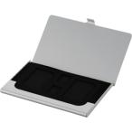 [要見積]ナカバヤシ MCC-1000SL SD・microSDカードケース（丈夫なアルミ素材） シルバー