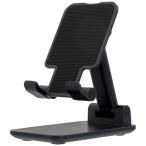 [要見積]オウルテック OWL-STD04-BK テレビ電話やテレビ会議にも最適 高さ調整ができる折り畳みスマートフォンスタンド ブラック 製品...