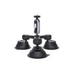 【売切特価】PGYTECH アクションカメラ 用 3アーム吸盤式サクションカップ
