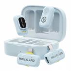 Hollyland LARK A1 Combo (Sky Blue, with USB-C RX + Lightning RX + Charging Case) Wireless Microphone