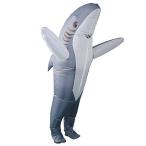 鮫 サメ いたずら コスプレ 着ぐるみ 仮装 変装スーツ コスチューム 成人用 パフォーマンス道具 膨張式 面白グッズ ハロウィン クリスマ