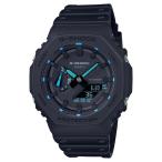 Yahoo! Yahoo!ショッピング(ヤフー ショッピング)G-SHOCK ジーショック GA-2100-1A2JF ネオンカラー NEON ACCENTシリーズ オクタゴン カーボンコアガード構造 ブラック×ブルー メンズ 腕時計 CASIO カシオ