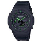Yahoo! Yahoo!ショッピング(ヤフー ショッピング)G-SHOCK ジーショック GA-2100-1A3JF ネオンカラー NEON ACCENTシリーズ オクタゴン カーボンコアガード構造 ブラック×グリーン メンズ 腕時計 CASIO カシオ