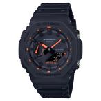 Yahoo! Yahoo!ショッピング(ヤフー ショッピング)G-SHOCK ジーショック GA-2100-1A4JF ネオンカラー NEON ACCENTシリーズ オクタゴン カーボンコアガード構造 ブラック×オレンジ メンズ 腕時計 CASIO カシオ