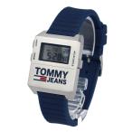 TOMMY HILFIGER トミーヒルフィガー 1791673 デジタル 腕時計 メンズ レディース ラバー ネイビー トミージーンズ Tommy Jeans 爆買