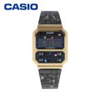 CASIO カシオ チープカシオ チプカシ PAC-MAN パックマン コラボレーションモデル腕時計 デジタル 樹脂 ゴールド ブラック マルチカラー A100WEPC-1B 爆買