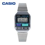 CASIO カシオ チープカシオ チプカシ CLASSIC 腕時計 時計 ユニセックス メンズ レディース デジタル 樹脂 ステンレス シルバー ブラック A120WE-1A 1年保証