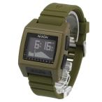 NIXON ニクソン A1212085 Base Tide Pro ベースタイドプロ 腕時計 メンズ デジタル シリコン SURPLUS カーキ サーフィン