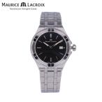 MAURICE LACROIX モーリスラクロア 腕時計 メンズ 防水 クオーツ アナログ ステンレス シルバー ブラック AI1008-SS002-331-1 プレゼント ギフト 1年保証 父の日