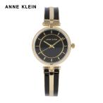 ショッピングtokia 【訳あり】【小傷あり】ANNE KLEIN アンクライン 腕時計 時計 レディース クオーツ アナログ 合金 メタル コンビベルト ゴールド ブラック AK/3916BKGB 1年保証