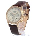 CITIZEN �������� Eco-Drive �����ɥ饤�� CA4413-19A �����Υ�����ӻ��� �����顼 ��� �쥶�� �֥饦�� ������� �ɥ쥹