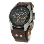 Yahoo! Yahoo!ショッピング(ヤフー ショッピング)FOSSIL フォッシル 腕時計 メンズ 男性 クオーツ 電池 クロノグラフ 日付 デイト COACHMAN コーチマン 仕事 レザー 革 ブラウン ベルトパット シルバー CH2891