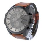 Yahoo! Yahoo!ショッピング(ヤフー ショッピング)DIESEL ディーゼル TIMEFRAMES タイムフレームス DZ4463 腕時計 メンズ ガンメタリック レザー
