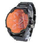 Yahoo! Yahoo!ショッピング(ヤフー ショッピング)DIESEL ディーゼル MR DADDY 2.0 ミスター ダディ オールブラック DZ7395腕時計 メンズ 偏光ガラス クロノグラフ メタル  ブラック ガンメタ カジュアル