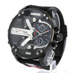 DIESEL ディーゼル 腕時計 メンズ 男性 クオーツ 電池 GMT 4タイムゾーン MR.DADDY ミスターダディ 大きい ラバー シリコン ブラック DZ7433 爆買