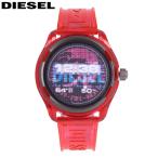 DIESEL ディーゼル DIESEL ON ディーゼル オン腕時計 メンズ スマートウォッチ ウェアラブル デジタル ラバー クリア レッド DZT2019 爆買