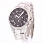 Yahoo! Yahoo!ショッピング(ヤフー ショッピング)FOSSIL フォッシル 腕時計 メンズ 男性 クオーツ 電池 クロノグラフ GRANT グラント 仕事 メタル ブレス シルバー ブラック FS4736IE