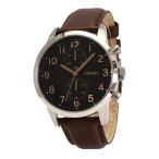 Yahoo! Yahoo!ショッピング(ヤフー ショッピング)FOSSIL フォッシル 腕時計 メンズ 男性 クオーツ 電池 クロノグラフ TOWNSMAN タウンズマン 仕事 レザー 革 ブラウン シルバー ブラック FS4873
