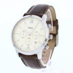 Yahoo! Yahoo!ショッピング(ヤフー ショッピング)FOSSIL フォッシル NEUTRA CHRONO ニュートラ クロノ FS5380腕時計 メンズ クロノグラフ レザー ブラウン アイボリー カジュアル クオーツ