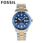 Yahoo! Yahoo!ショッピング(ヤフー ショッピング)FOSSIL フォッシル腕時計  メンズ クオーツ アナログ 3針 ステンレス メタル コンビベルト ツートン シルバー ゴールド ブルー FS5742