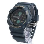 Yahoo! Yahoo!ショッピング(ヤフー ショッピング)CASIO カシオ G-SHOCK ジーショック Gショック 腕時計 メンズ デジタル アナデジ ビッグフェイス ブルー 青 ネイビー 紺 GA-140-2A