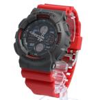 Yahoo! Yahoo!ショッピング(ヤフー ショッピング)CASIO カシオ G-SHOCK ジーショック Gショック 腕時計 メンズ デジタル アナデジ ビッグフェイス レッド 赤 ブラック 黒 GA-140-4A