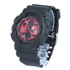Yahoo! Yahoo!ショッピング(ヤフー ショッピング)CASIO カシオ G-SHOCK ジーショック Gショック 腕時計 メンズ デジタル アナデジ ビッグフェイス レッド 赤 ブラック 黒 GA-140AR-1A