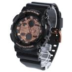 Yahoo! Yahoo!ショッピング(ヤフー ショッピング)CASIO カシオ G-SHOCK ジーショック Gショック 腕時計 メンズ デジタル アナデジ ビッグフェイス ブラック 黒 ローズゴールド 金 GA-140GB-1A2