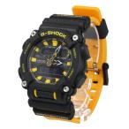 Yahoo! Yahoo!ショッピング(ヤフー ショッピング)CASIO カシオ G-SHOCK ジーショック Gショック 腕時計 メンズ デジタル アナデジ 10角形 十角形 ケース ブラック 黒 イエロー 黄 GA-900A-1A9