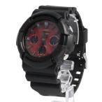 Yahoo! Yahoo!ショッピング(ヤフー ショッピング)CASIO カシオ G-SHOCK ジーショック Gショック 腕時計 メンズ デジタル アナデジ ビッグフェイス ソーラー ブラック 黒 レッド 赤 GAS-100AR-1A