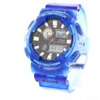 Yahoo! Yahoo!ショッピング(ヤフー ショッピング)CASIO カシオ G-SHOCK ジーショック Gショック 腕時計 メンズ デジタル G-LIDE Gライド ジーライド ブルー 青 スケルトン 透明 タイドグラフ GAX-100MSA-2A