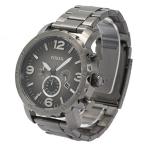 Yahoo! Yahoo!ショッピング(ヤフー ショッピング)FOSSIL フォッシル 腕時計 メンズ 男性 クオーツ 電池 クロノグラフ 日付 デイト 大き目 NATE ネイト 仕事 メタル ブレス オールブラック JR1437