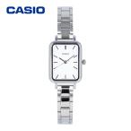 ショッピングtokia CASIO カシオ カシオスタンダード チープカシオ チプカシ 腕時計 時計 レディース クオーツ アナログ 真鍮 ステンレス シルバー ホワイト LTP-V009D-7E 1年保証