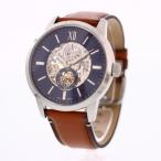 Yahoo! Yahoo!ショッピング(ヤフー ショッピング)FOSSIL フォッシル腕時計 メンズ 男性 機械式 自動巻き メカニカル スモールセコンド TOWNSMAN タウンズマン 仕事 レザー 革 ブラウン ブルー 青 ME3154