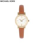 Yahoo! Yahoo!ショッピング(ヤフー ショッピング)MICHAEL KORS マイケルコース 腕時計 時計 レディース クオーツ アナログ ステンレス レザー ブラウン ゴールド シェル ホワイト mk2896 1年保証 母の日