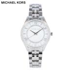 ショッピングtokia MICHAEL KORS マイケルコース LAURYN 腕時計 時計 レディース クオーツ アナログ ステンレス メタル シルバー ホワイト シェル ストーン MK3900 1年保証