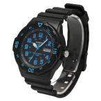 CASIO QUARTZ カシオクオーツ腕時計 MRW-200H-2B カシオ スポーツ メンズ 樹脂 ブラック