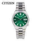 ショッピングtokia CITIZEN シチズン CITIZEN COLLECTION TSUYOSA Mechanical 腕時計 時計 メンズ オートマチック 自動巻き ステンレス シルバー グリーン NJ0150-81X 1年保証