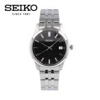 SEIKO セイコー 腕時計 時計 メンズ 防水 クオーツ アナログ ステンレス メタル グレー ガンメタル ブラック SUR401P 1年保証 父の日