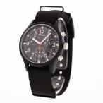 TIMEX タイメックス TW2R67700腕時計 メンズ アルミニウム ナイロン ブラック クロノグラフ ミリタリー カジュアル クオーツ 爆買