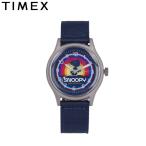 TIMEX タイメックス MK1 スヌーピー SNOOPY コラボ 腕時計 時計 メンズ クオーツ アナログ ３針 ファブリック ネイビー シルバー TW2T82800