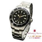 ショッピング電波時計 サルバトーレマーラ  ソーラー式 電波時計 SM22110-SSBKGD SalvatoreMarra メンズ腕時計