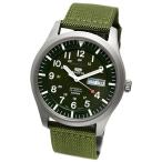 ショッピング自動巻き [10年保証] [製造終了 希少海外モデル] セイコー SEIKO SNZG09K1 MILITARY セイコー ファイブ ミリタリー 100m防水 ナイロンベルト 自動巻き 【逆輸入モデル】