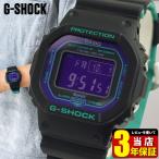 ショッピングg-shock ブラック BOX訳あり カシオ Gショック ジーショック  電波ソーラー Bluetooth 腕時計 デジタル ブラック パープル CASIO G-SHOCK GW-B5600BL-1 30代 40代 カシオ