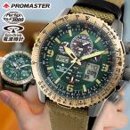 お取り寄せ シチズン プロマスター メンズ エコドライブ ソーラー電波 ベージュ グリーン CITIZEN PROMASTER SKY JY8074-11X 腕時計 時計 国内正規品
