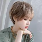 ショッピングウィッグ ウィッグ  ショート フルウィッグ ボブ  レディース  自然 男装 小顔効果 ショートヘア  グラデーション 大人 短髪 金髪 女性 かつら プレゼント